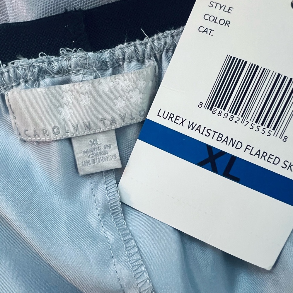 Carolyn Taylor Light Blue Tulle Skirt - Picture 3 of 3